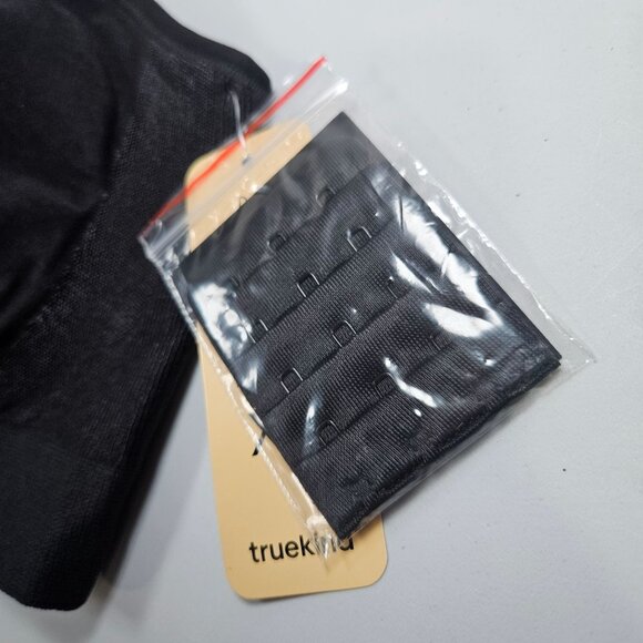 Truekind Daily Comfort Wirefree Shaper Bra Black Women Size XL NWT Adjustable - Picture 2 of 13